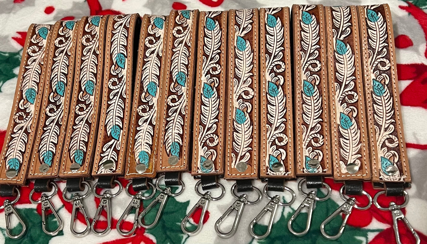 Leather key chains