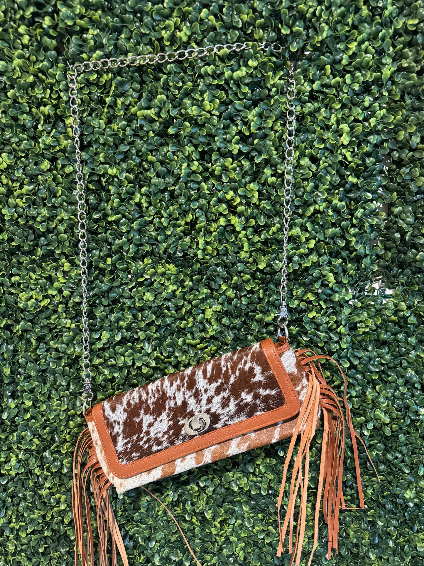 Hide shoulder bag