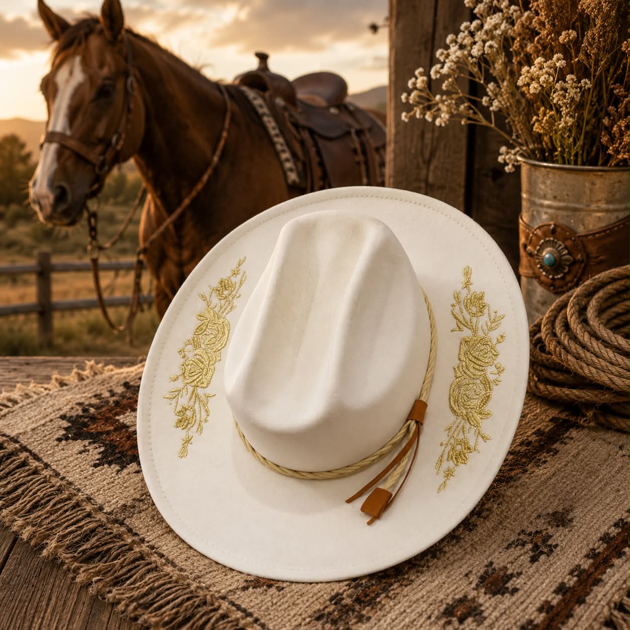 Engraved Cowgirl Hats