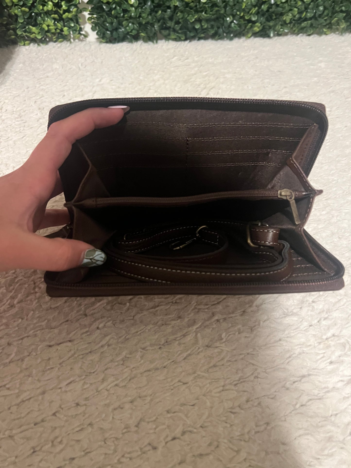 Sunflower crossbody wallet
