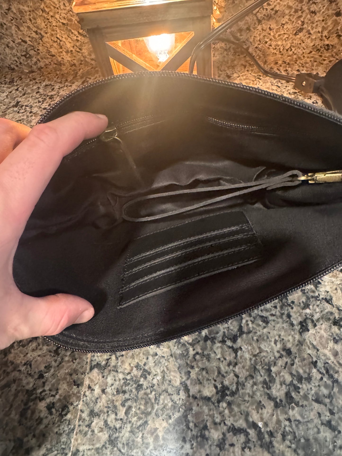 Cowhide makeup bags
