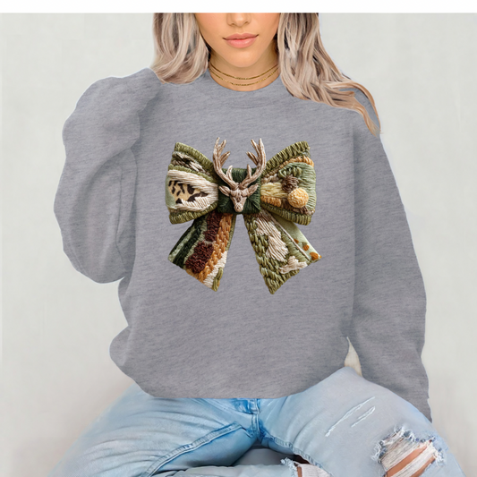 A hunting Christmas bow