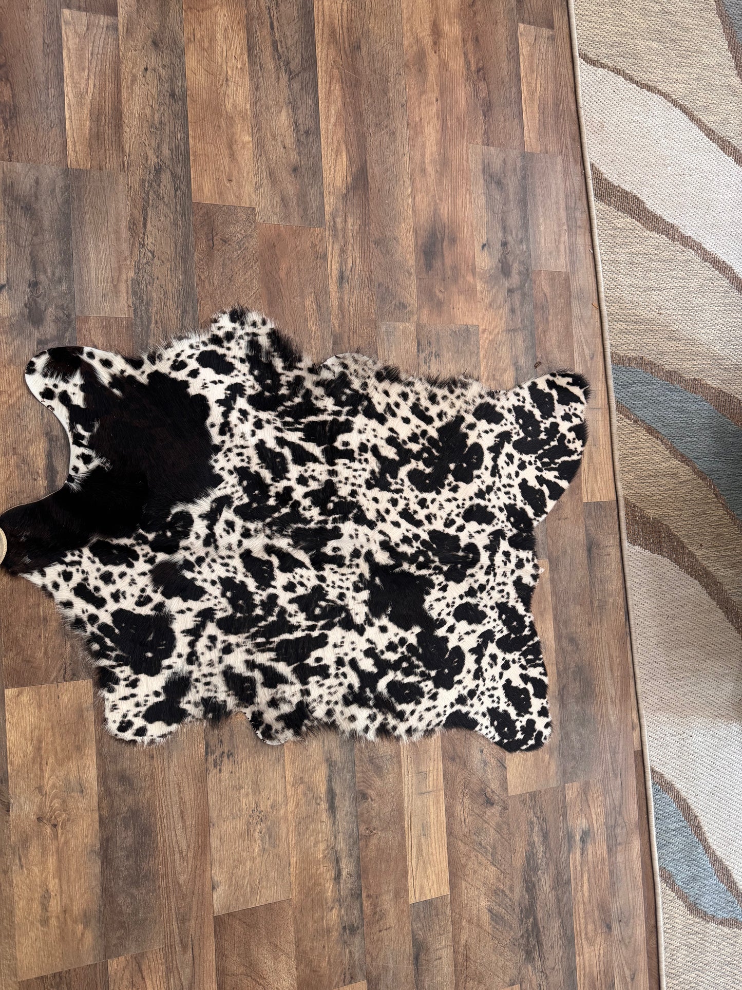 Cowhide rug