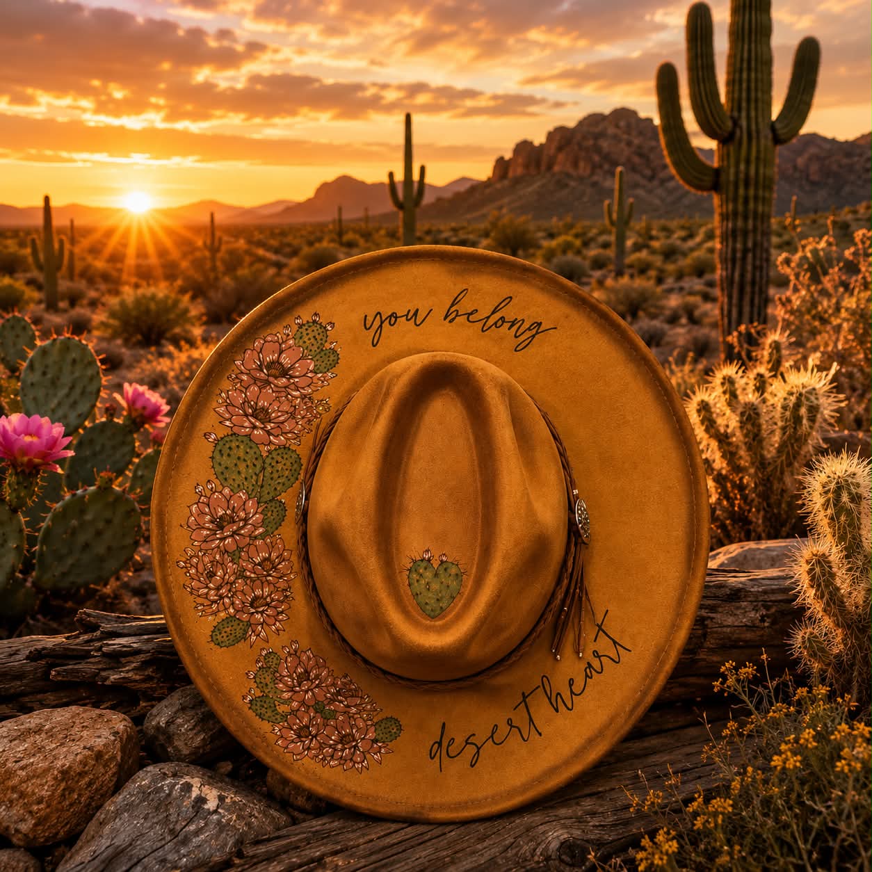 Engraved/ Painted Cowgirl Hats