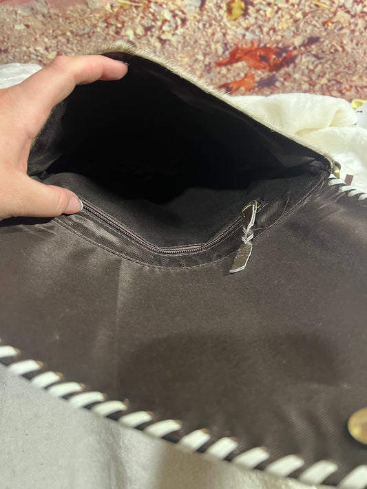 Cowhide purse