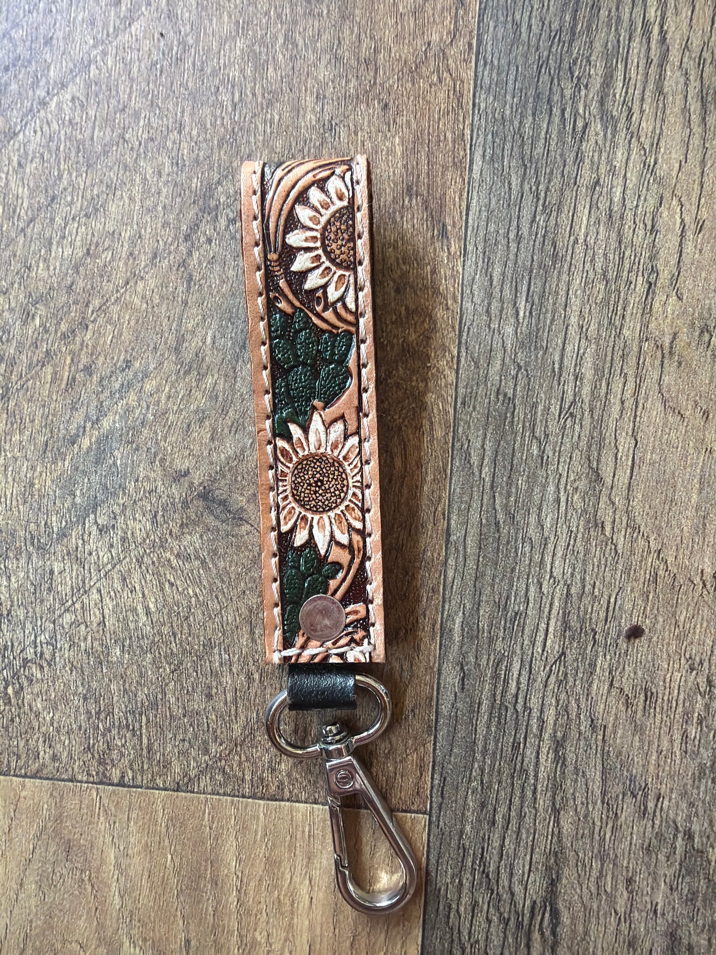Leather keychains