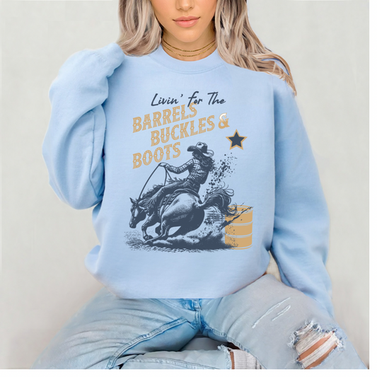 Live for the buckle hoodie