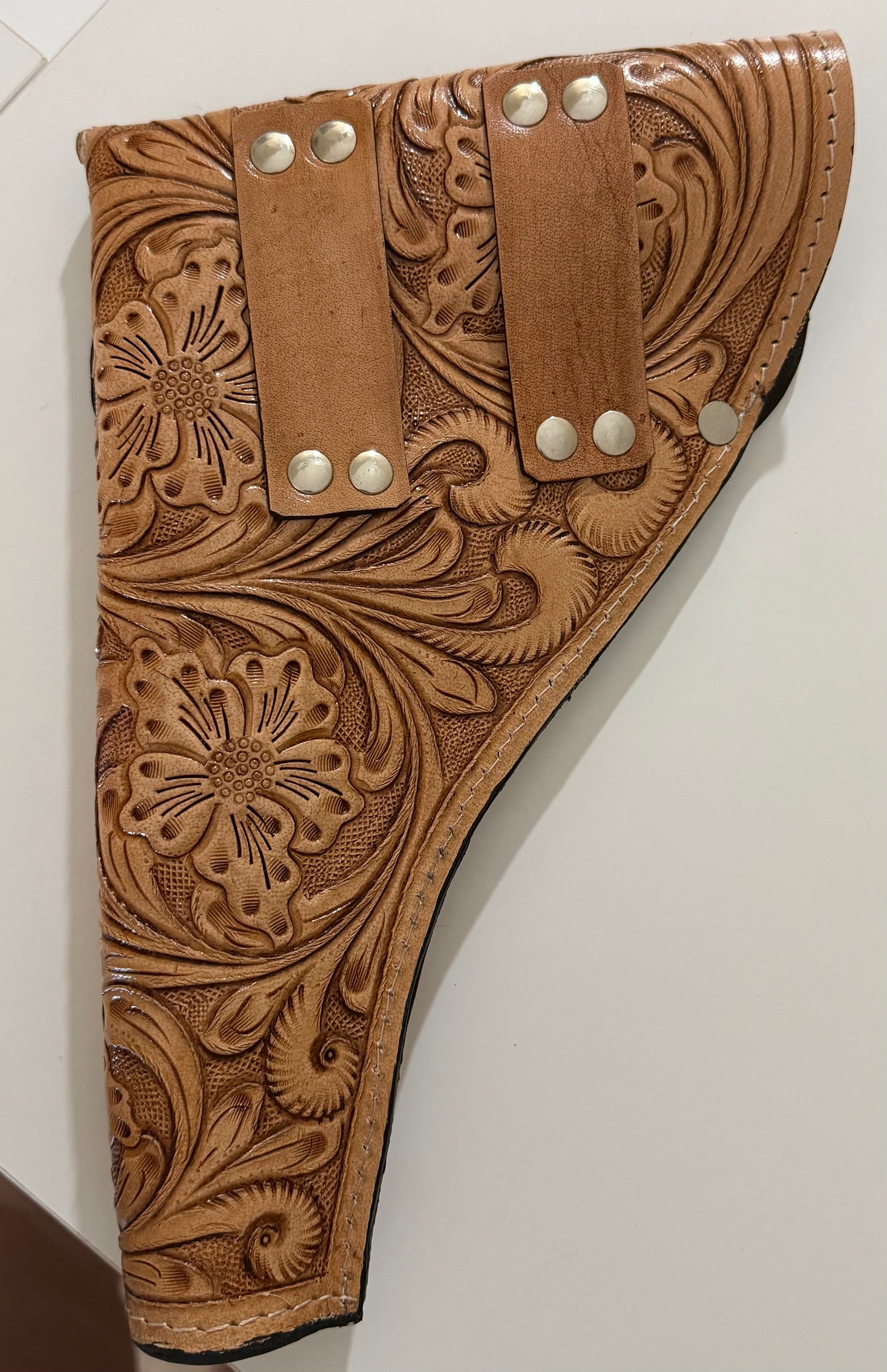 Leather gun holder