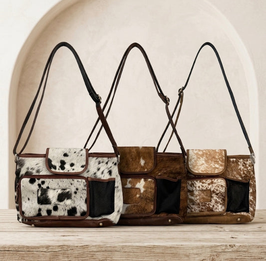 Cowhide Stroller bags