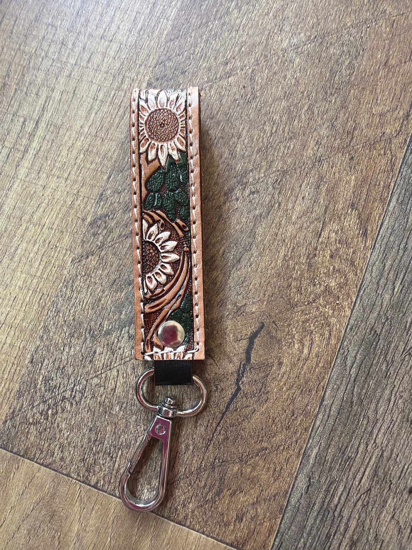 Leather keychains
