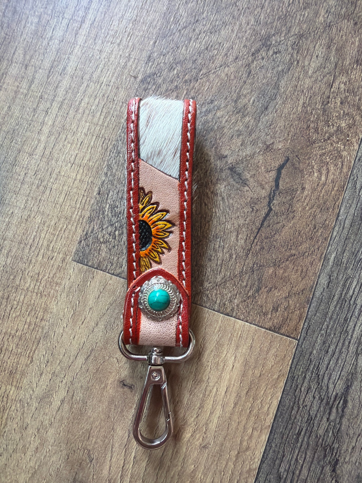 Keychains hide/ sunflower