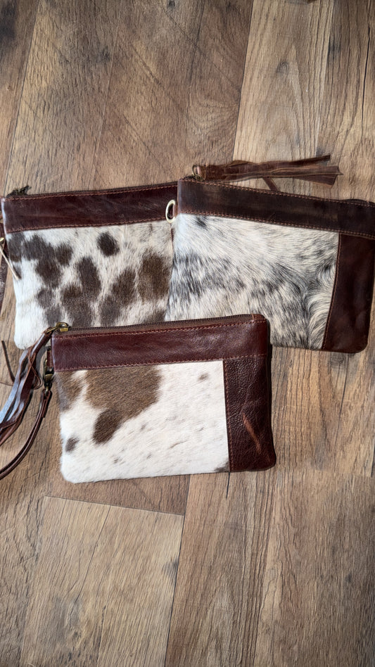 Cowhide/ leather Purse organizer