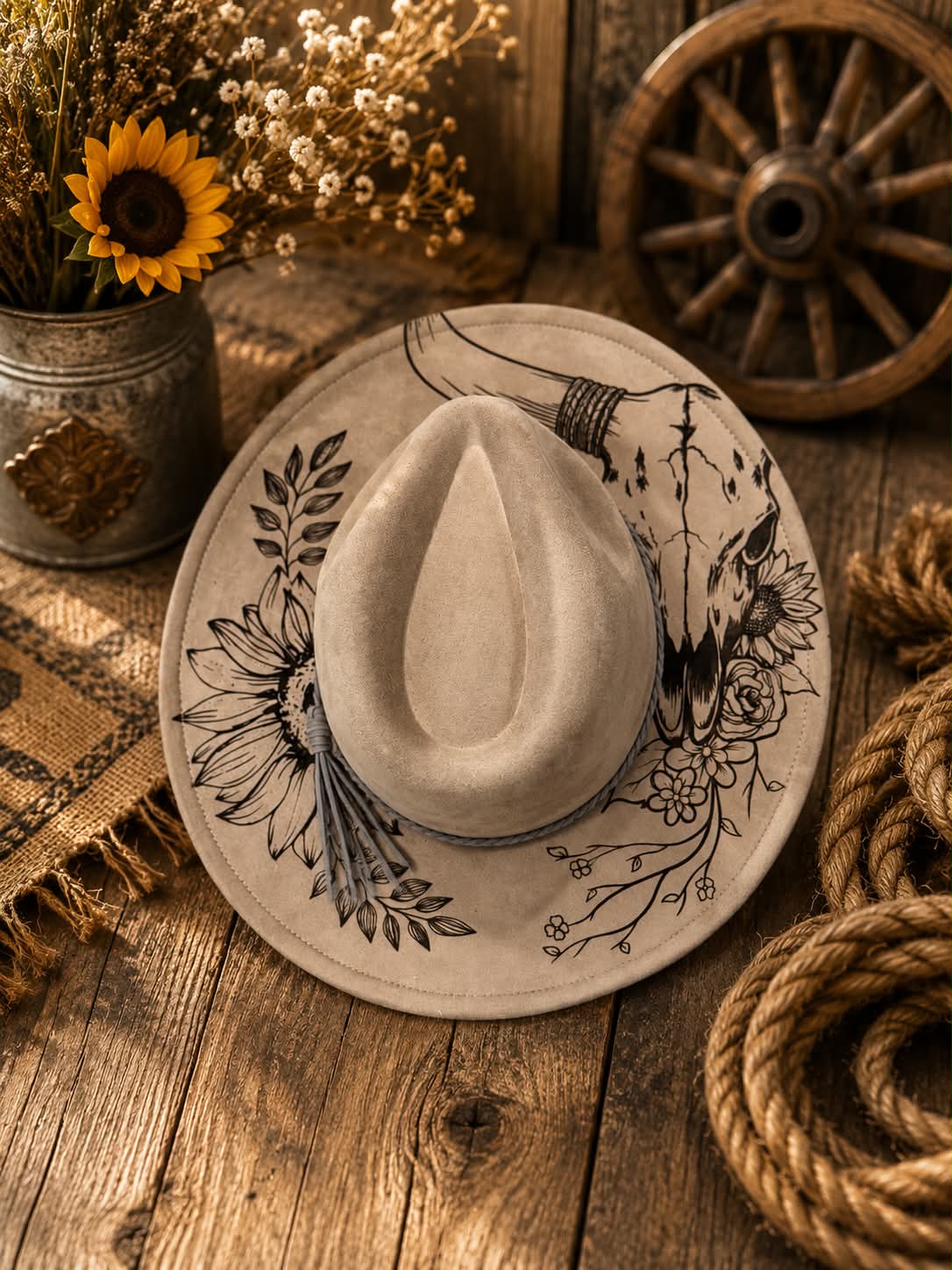 Engraved Cowgirl Hats