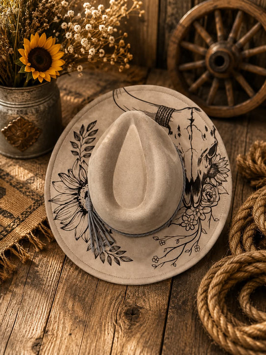 Engraved Cowgirl Hats