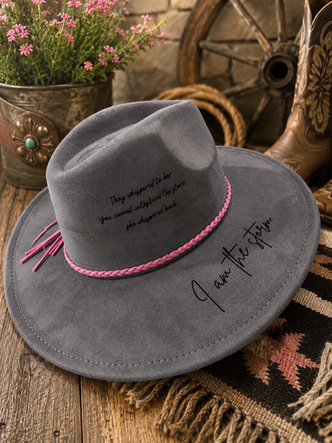 Engraved Cowgirl Hats