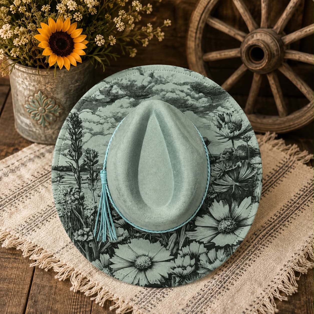 Engraved Cowgirl Hats