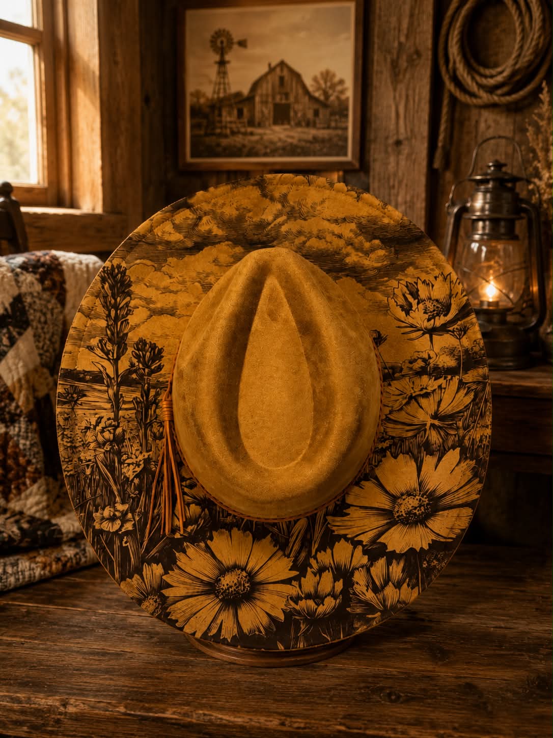 Engraved Cowgirl Hats