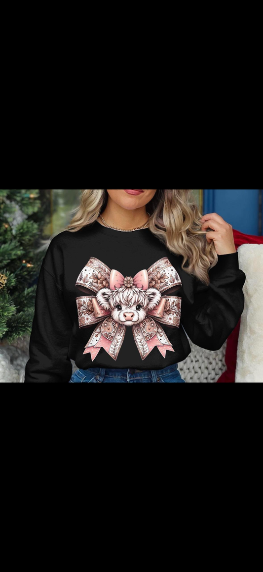 Highland cow bow