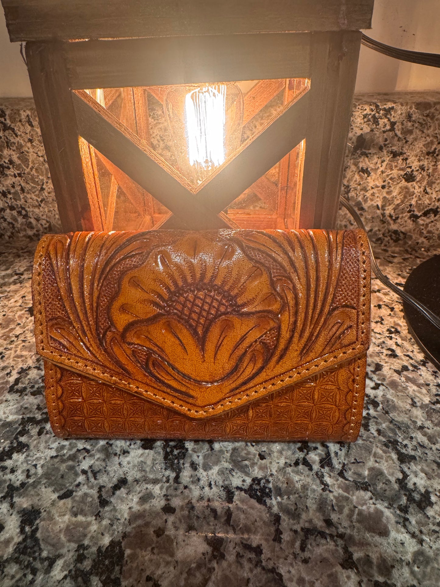 Beautiful leather card holder