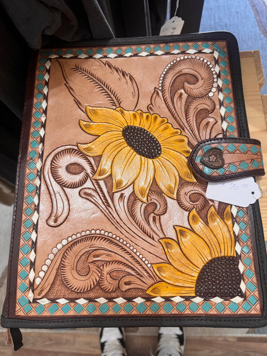 Sunflower 3 ring binder